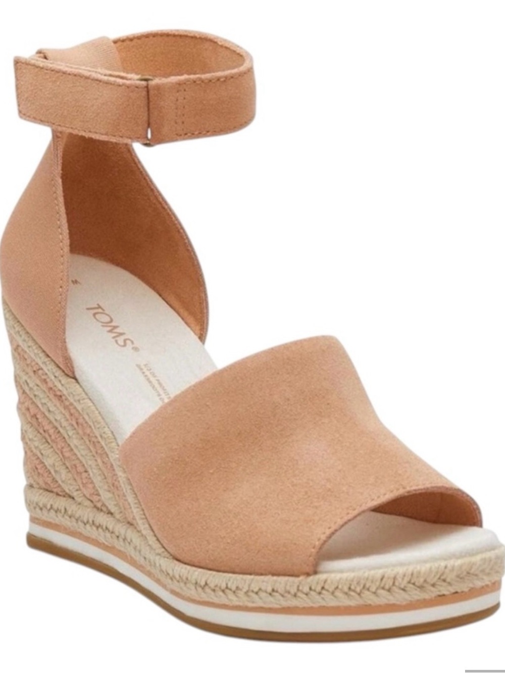 TOMS Marisol Espadrille Ankle-Strap Wedge Sandal